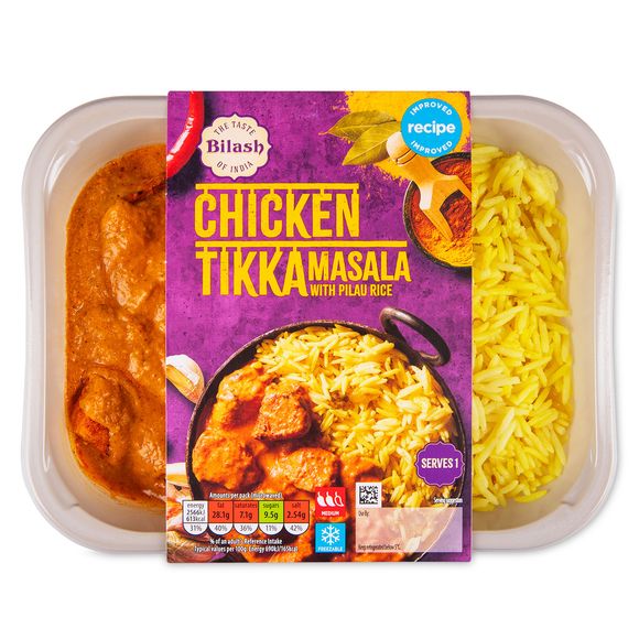 Inspired Cuisine Chicken Tikka Masala With Pilau Rice 400g